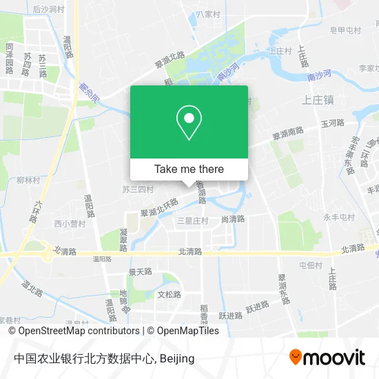 中国农业银行北方数据中心 map