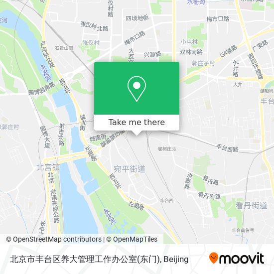 北京市丰台区养大管理工作办公室(东门) map