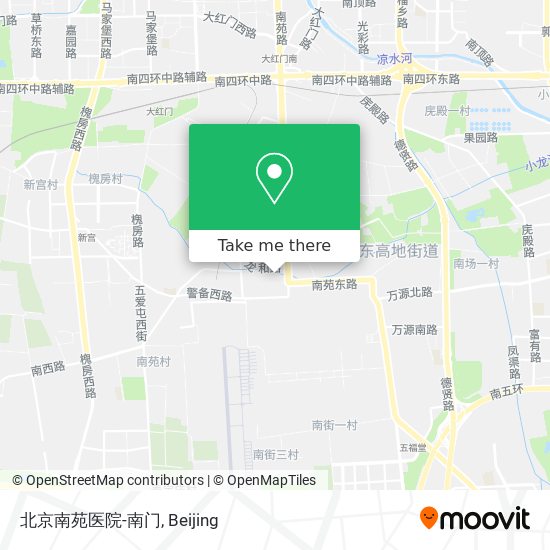 北京南苑医院-南门 map
