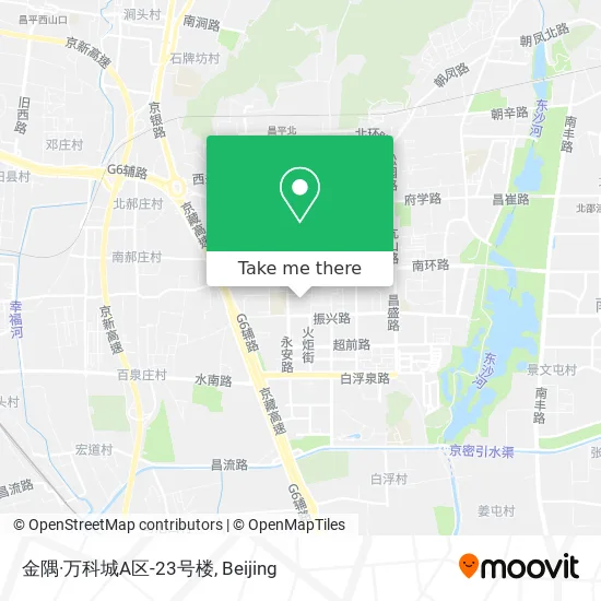 金隅·万科城A区-23号楼 map