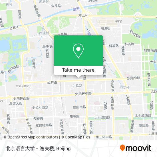 北京语言大学﹣逸夫楼 map