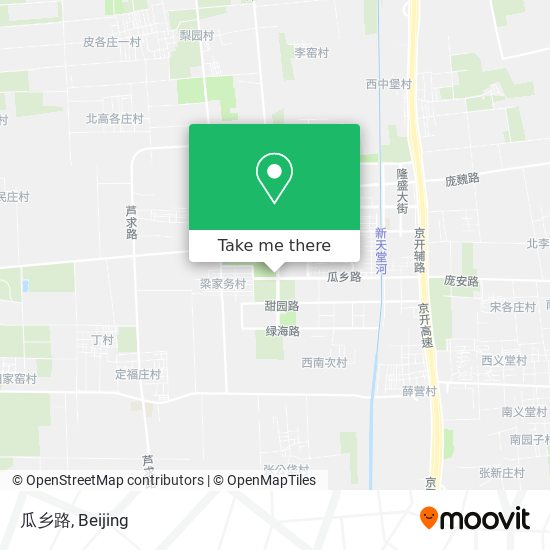 瓜乡路 map