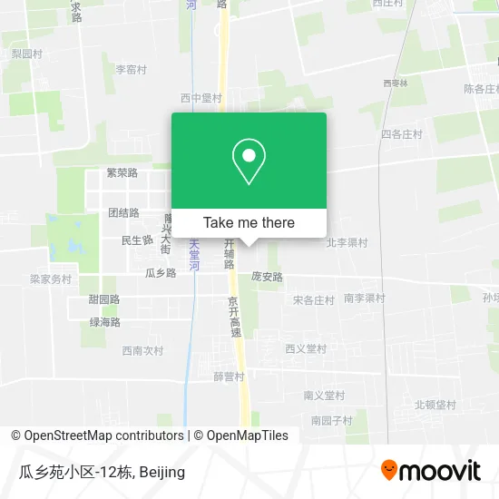 瓜乡苑小区-12栋 map