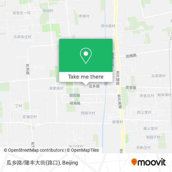 瓜乡路/隆丰大街(路口) map