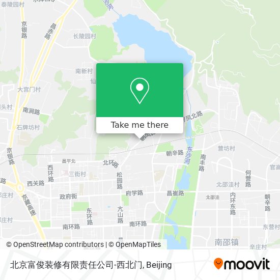 北京富俊装修有限责任公司-西北门 map