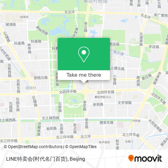 LINE特卖会(时代名门百货) map