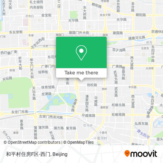 和平村住房F区-西门 map