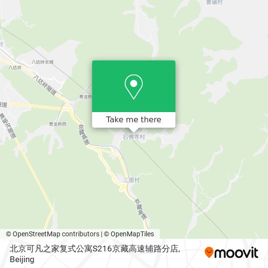 北京可凡之家复式公寓S216京藏高速辅路分店 map