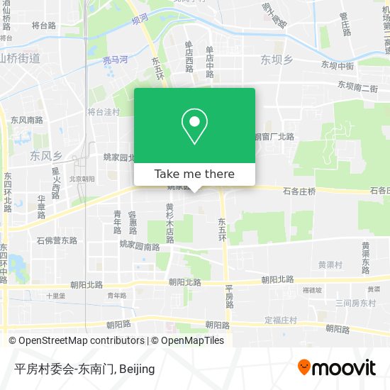 平房村委会-东南门 map