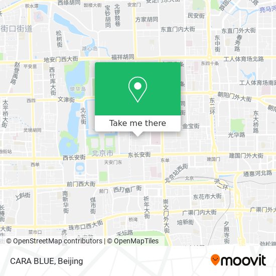 CARA BLUE map