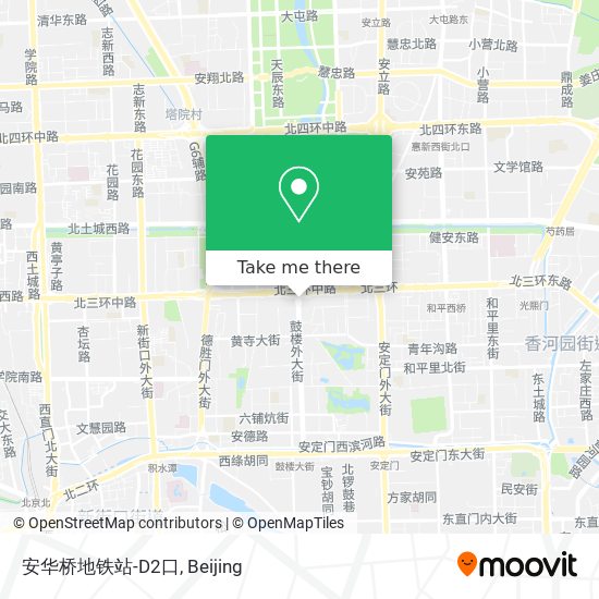 安华桥地铁站-D2口 map