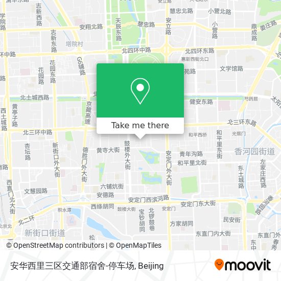 安华西里三区交通部宿舍-停车场 map