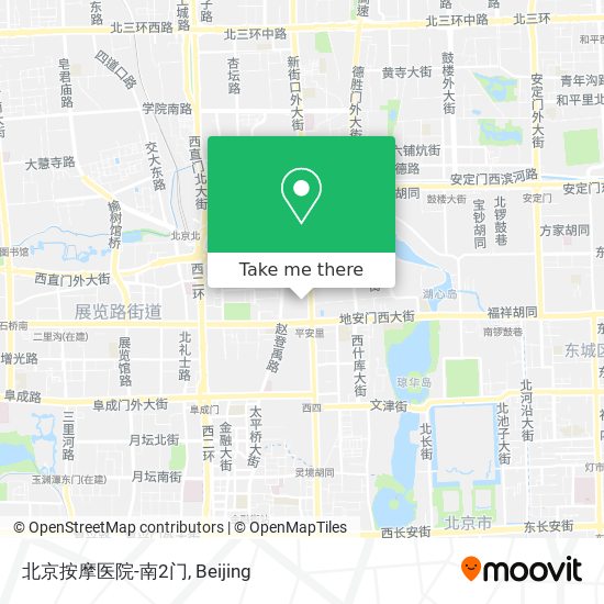 北京按摩医院-南2门 map