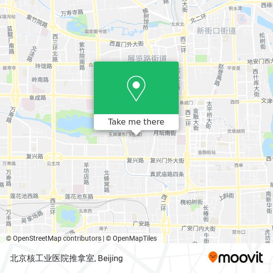 北京核工业医院推拿室 map