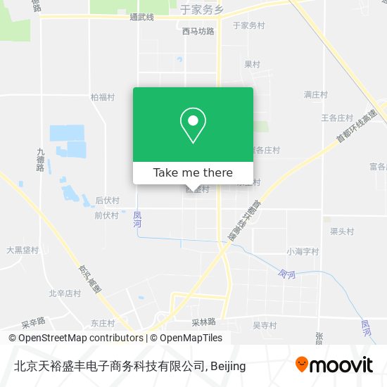 北京天裕盛丰电子商务科技有限公司 map