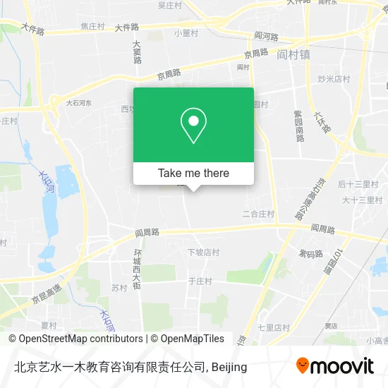 北京艺水一木教育咨询有限责任公司 map
