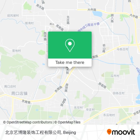 北京艺博隆装饰工程有限公司 map