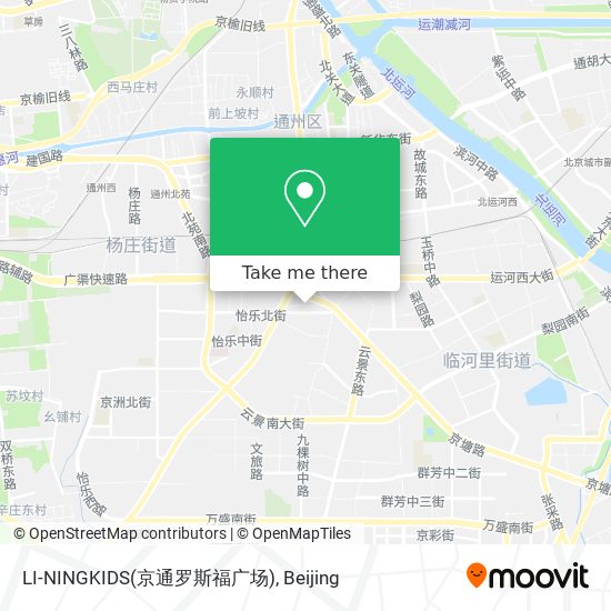 LI-NINGKIDS(京通罗斯福广场) map