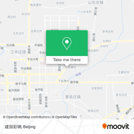建国彩钢 map