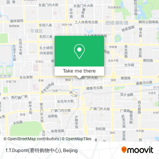 f.T.Dupont(赛特购物中心) map