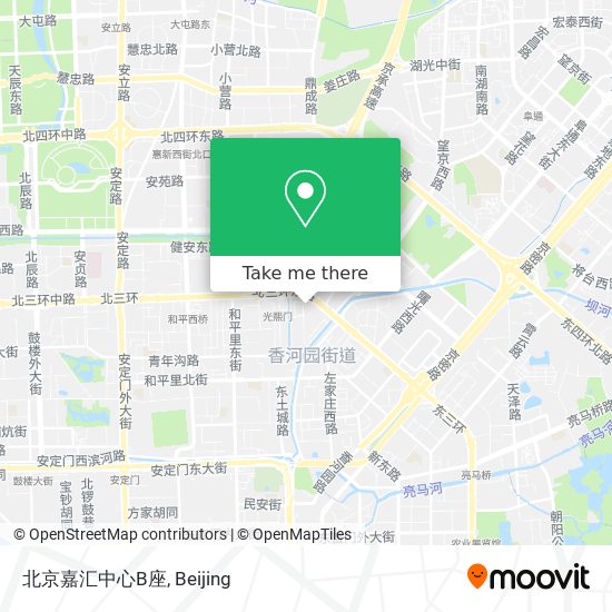 北京嘉汇中心B座 map