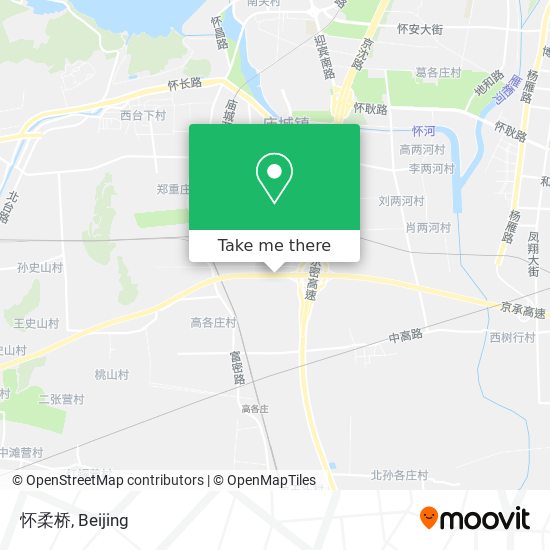 怀柔桥 map