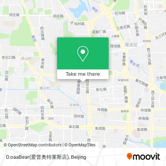 D.oaaBear(爱普奥特莱斯店) map