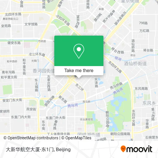 大新华航空大厦-东1门 map