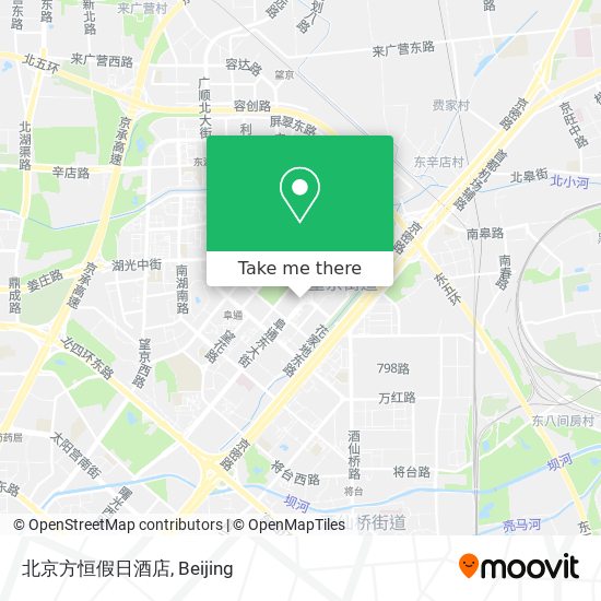 北京方恒假日酒店 map