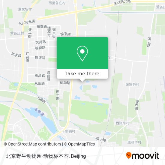 北京野生动物园-动物标本室 map