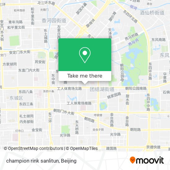 champion rink sanlitun map