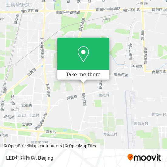 LED灯箱招牌 map