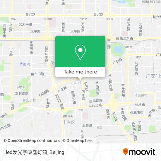 led发光字吸塑灯箱 map