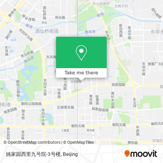 姚家园西里九号院-3号楼 map