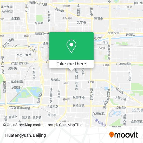 Huatengyuan map