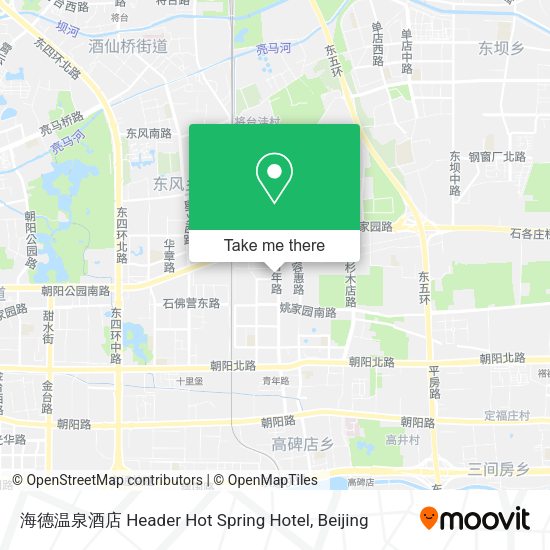海德温泉酒店 Header Hot Spring Hotel map