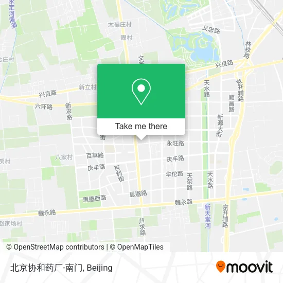 北京协和药厂-南门 map