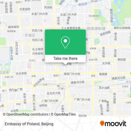 Embassy of Poland map