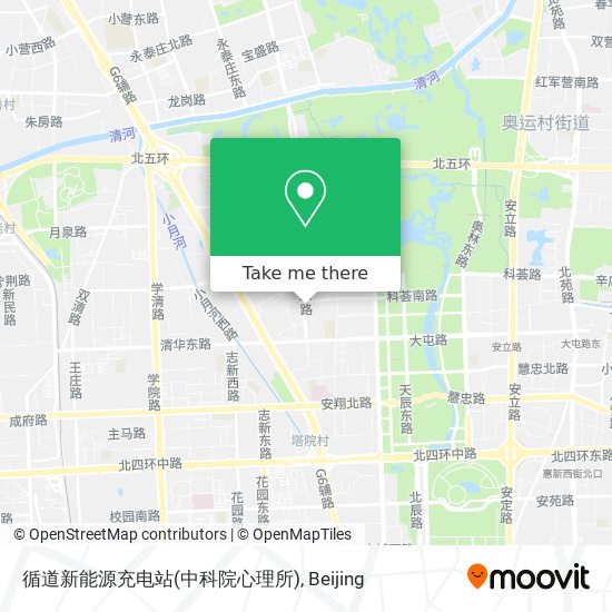 循道新能源充电站(中科院心理所) map