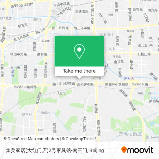 集美家居(大红门店)2号家具馆-南三门 map