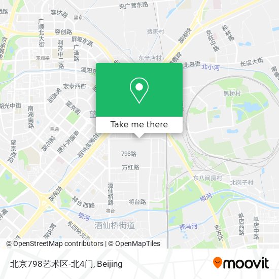 北京798艺术区-北4门 map
