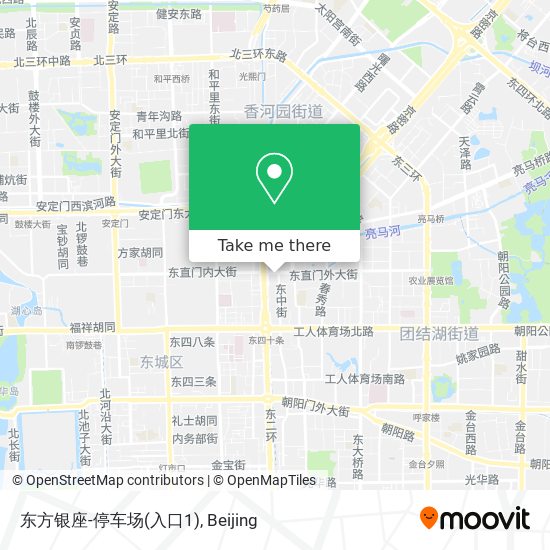 东方银座-停车场(入口1) map