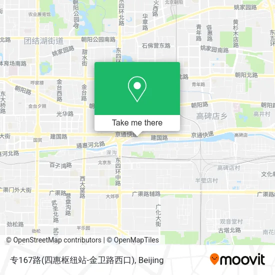 专167路(四惠枢纽站-金卫路西口) map
