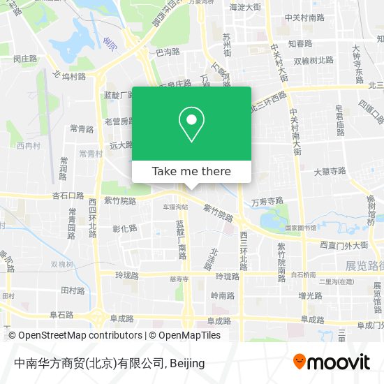 中南华方商贸(北京)有限公司 map