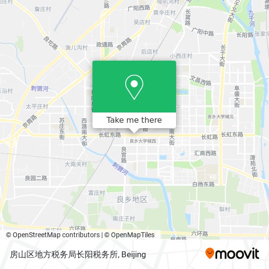 房山区地方税务局长阳税务所 map