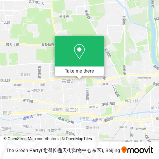 The Green Party(龙湖长楹天街购物中心东区) map