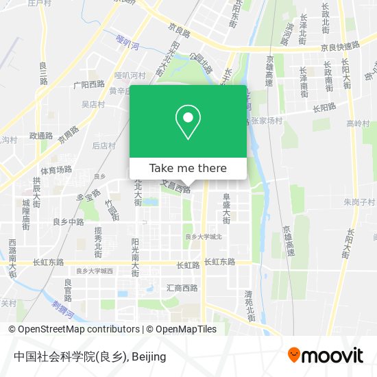 中国社会科学院(良乡) map