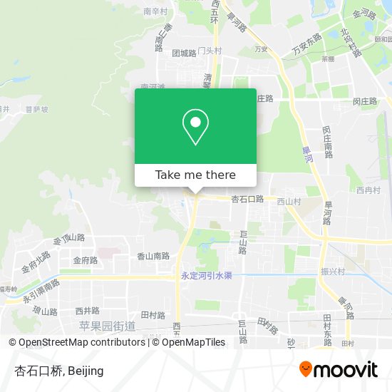 杏石口桥 map