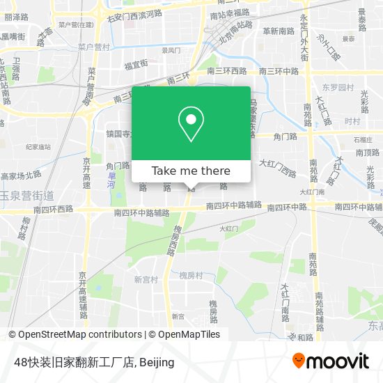 48快装旧家翻新工厂店 map