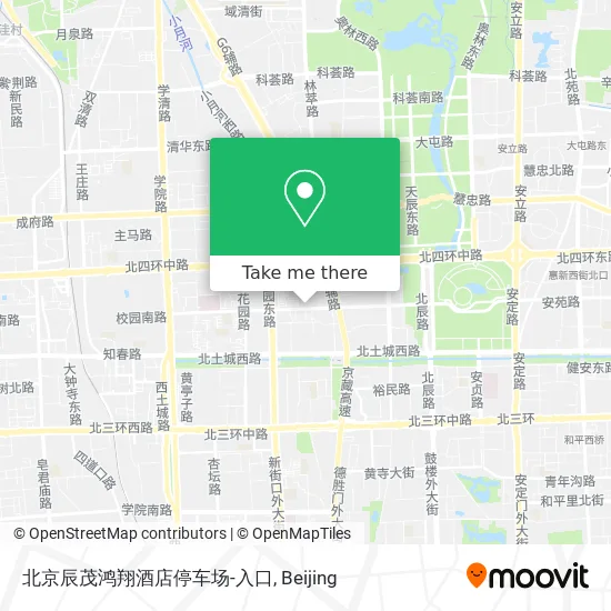 北京辰茂鸿翔酒店停车场-入口 map